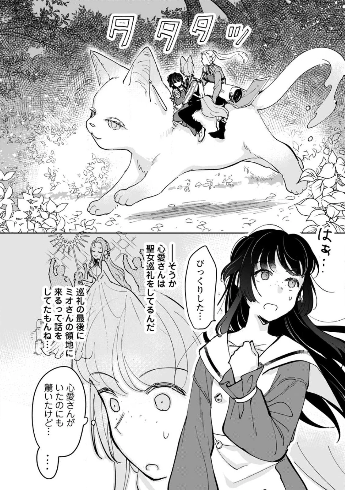 聖女じゃないと追放されたので、もふもふ従者(聖獣)とおにぎりを握る 第48.2話 - 4