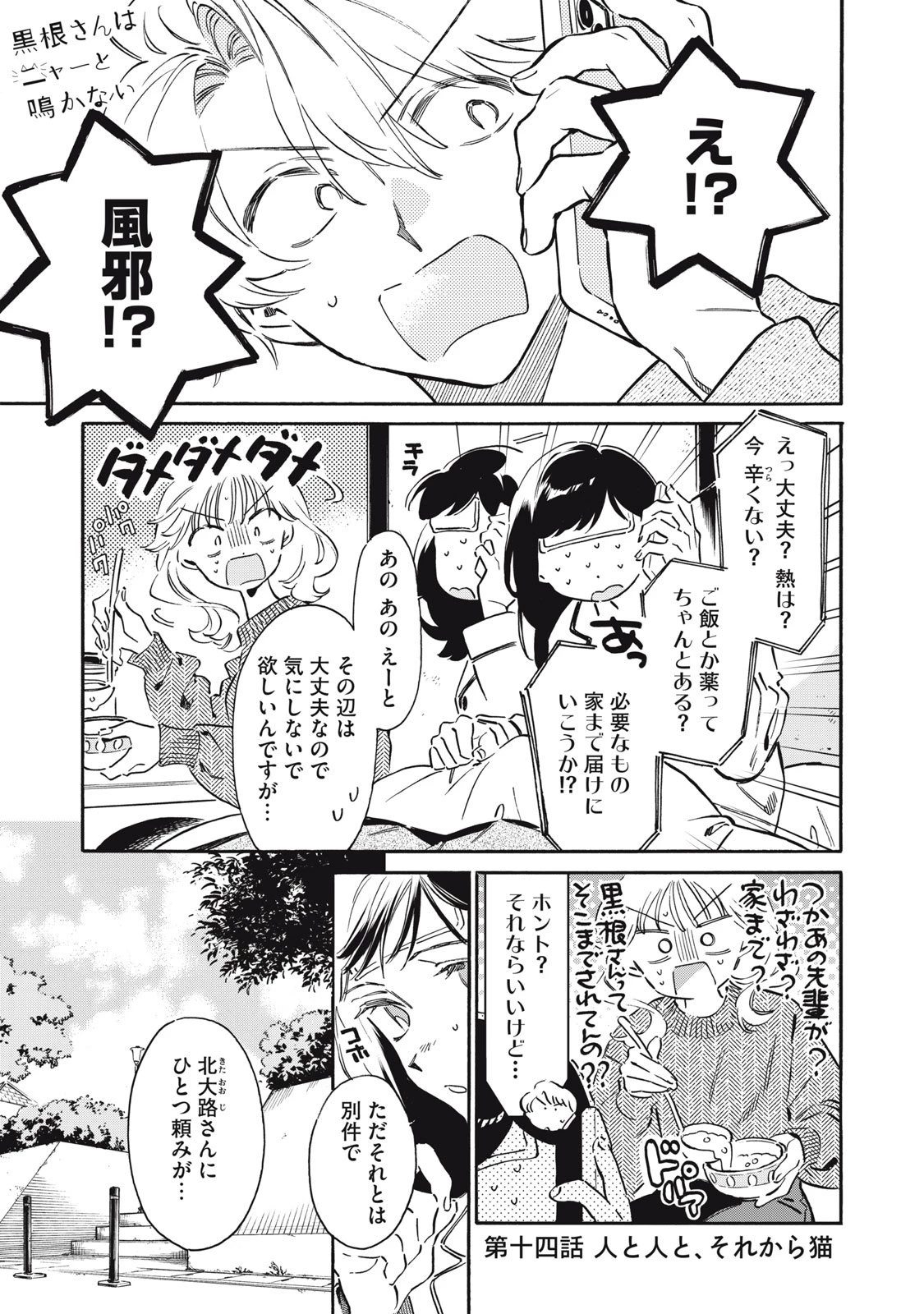 黒根さんはニャーと鳴かない 第14話 - 1