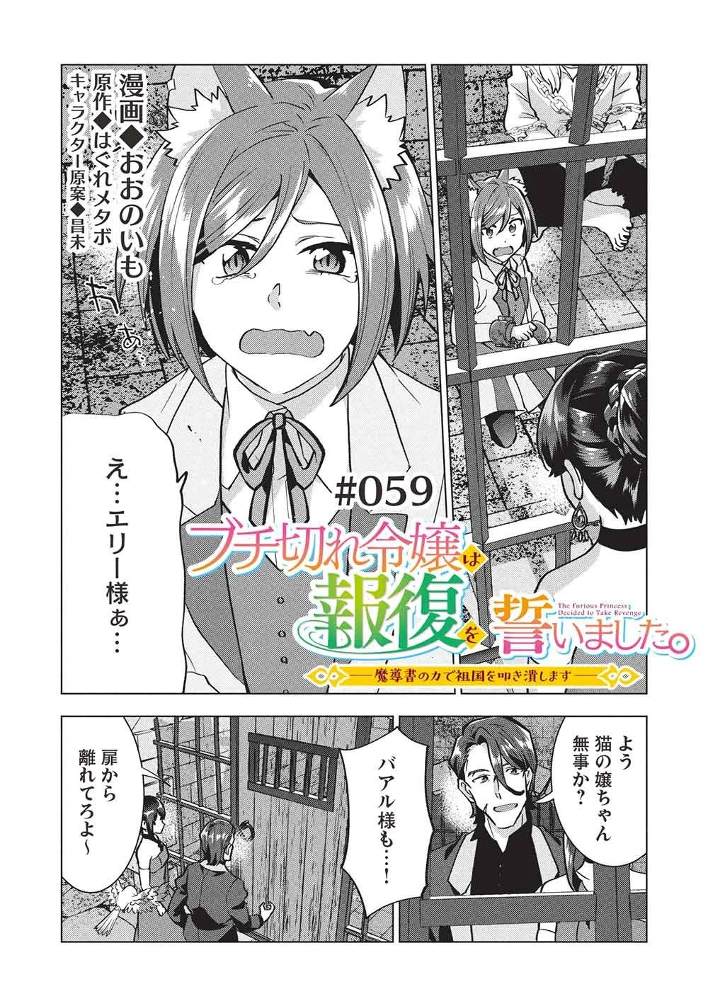 ブチ切れ令嬢は報復を誓いました。 ～魔導書の力で祖国を叩き潰します～ 第59話 - 1