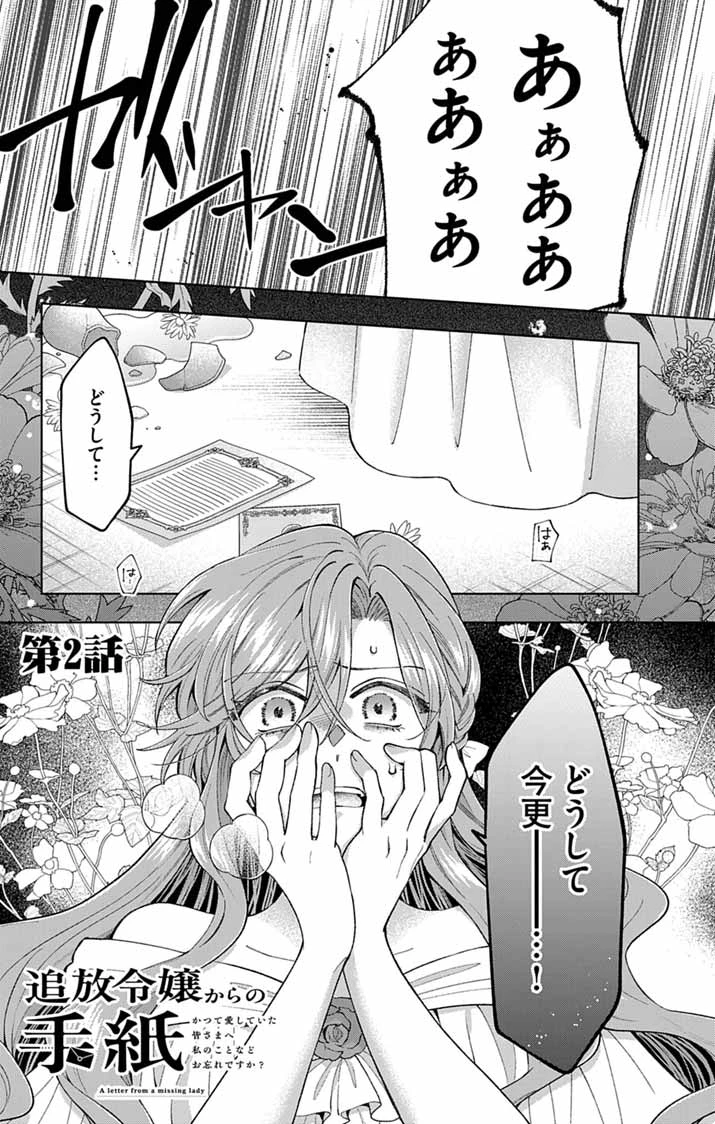 追放令嬢からの手紙～かつて愛していた皆さまへ 私のことなどお忘れですか?～ 第2話 - 1