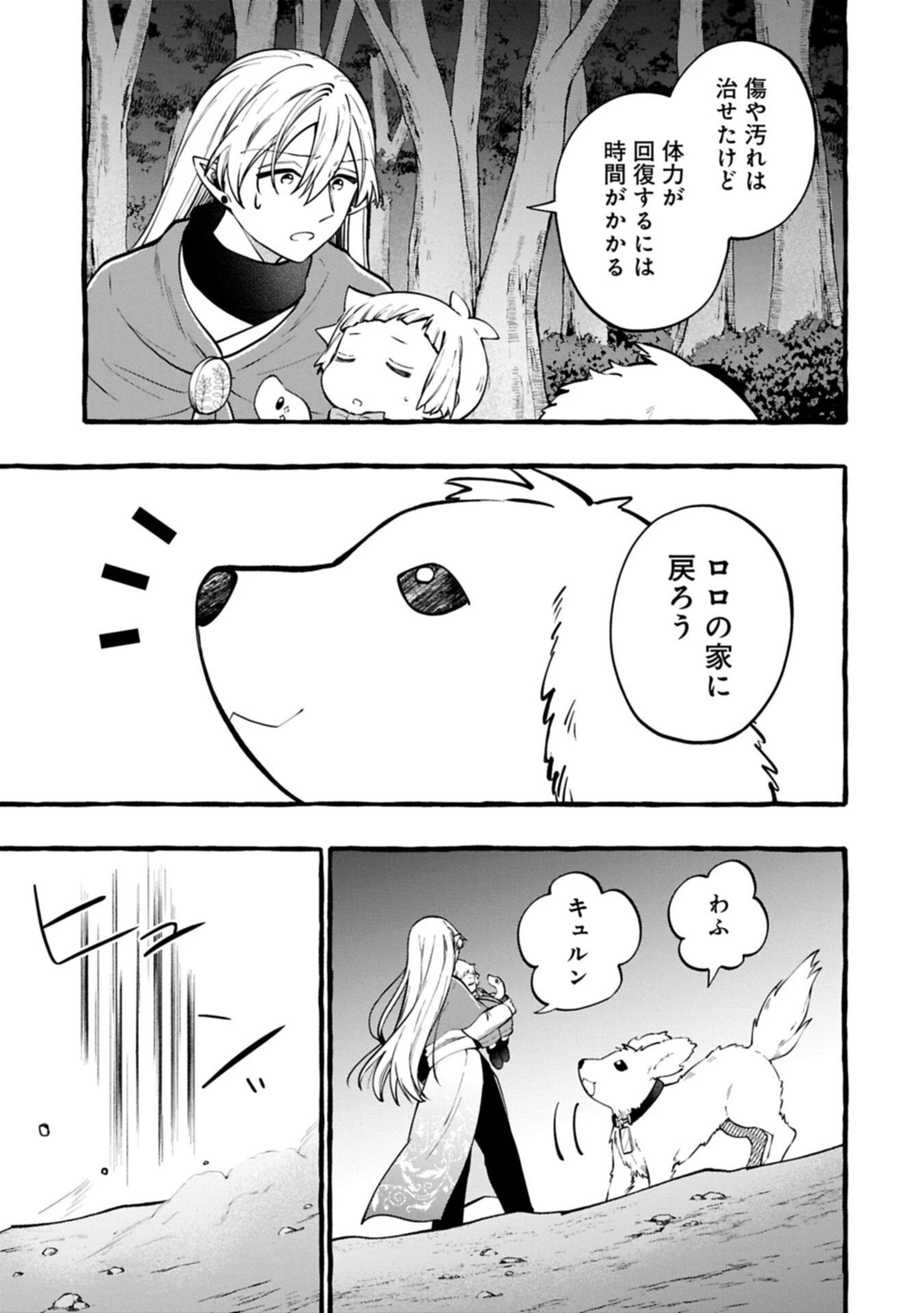 元貴族の四兄弟はくじけない!～ちびっ子だけどおっきなもふもふと一緒に大切な家族をまもるのら!～ 第12話 - 5