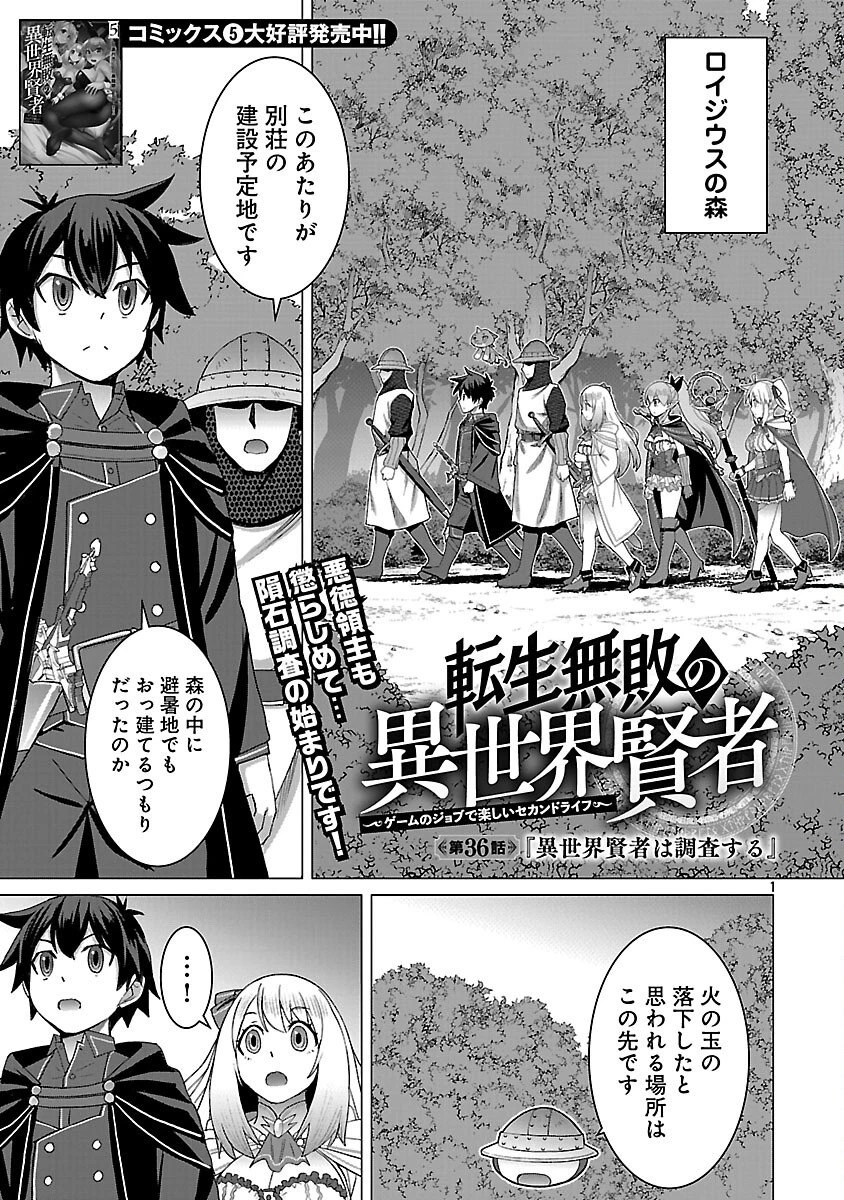 転生無敗の異世界賢者 ～ゲームのジョブで楽しいセカンドライフ～ 第36話 - 3