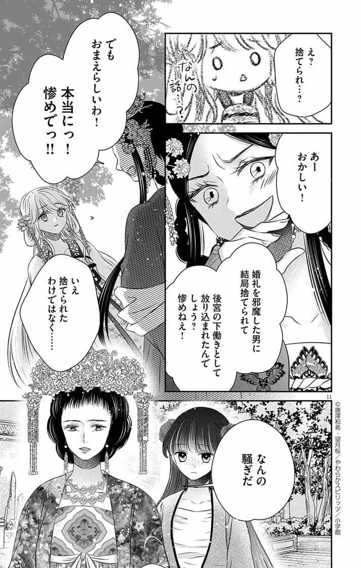 皇弟殿下の薬湯妃～初恋の人との駆け落ち先は後宮でした～ 第3話 - 11