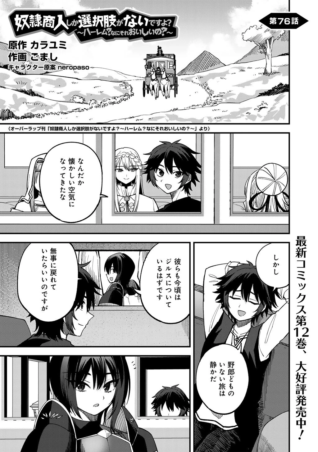 奴隷商人しか選択肢がないですよ?～ハーレム?なにそれおいしいの?～ 第76話 - 1