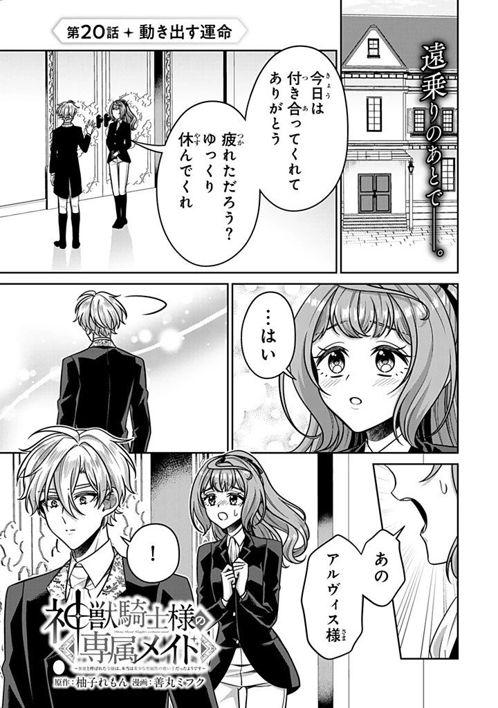 神獣騎士様の専属メイド 神獣騎士様の専属メイド 第20話 - 1