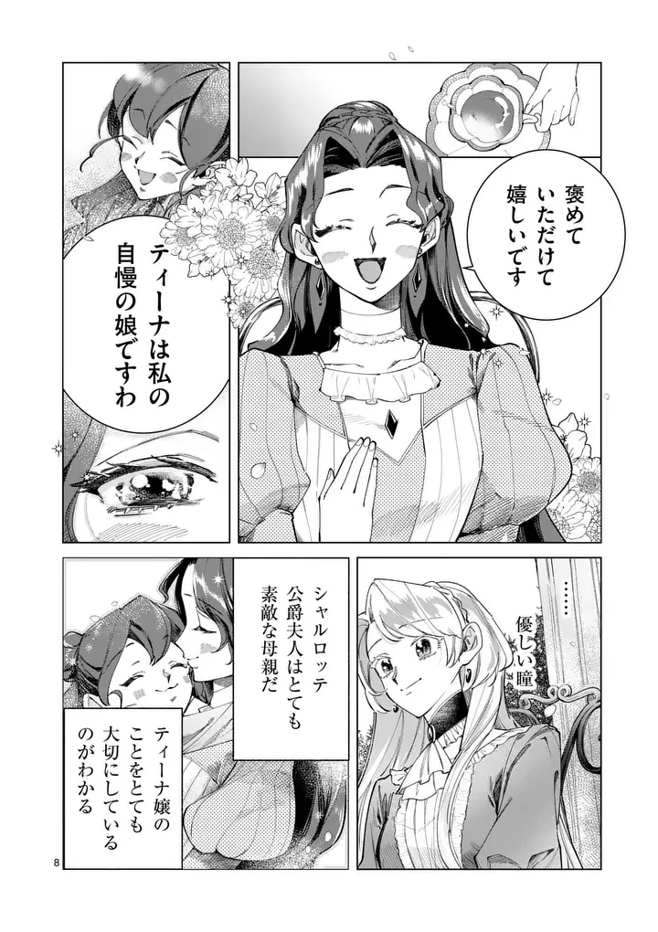 義娘が悪役令嬢として破滅することを知ったので、めちゃくちゃ愛します～契約結婚で私に関心がなかったはずの公爵様に、気づいたら溺愛されてました～@comic 第31話 - 8