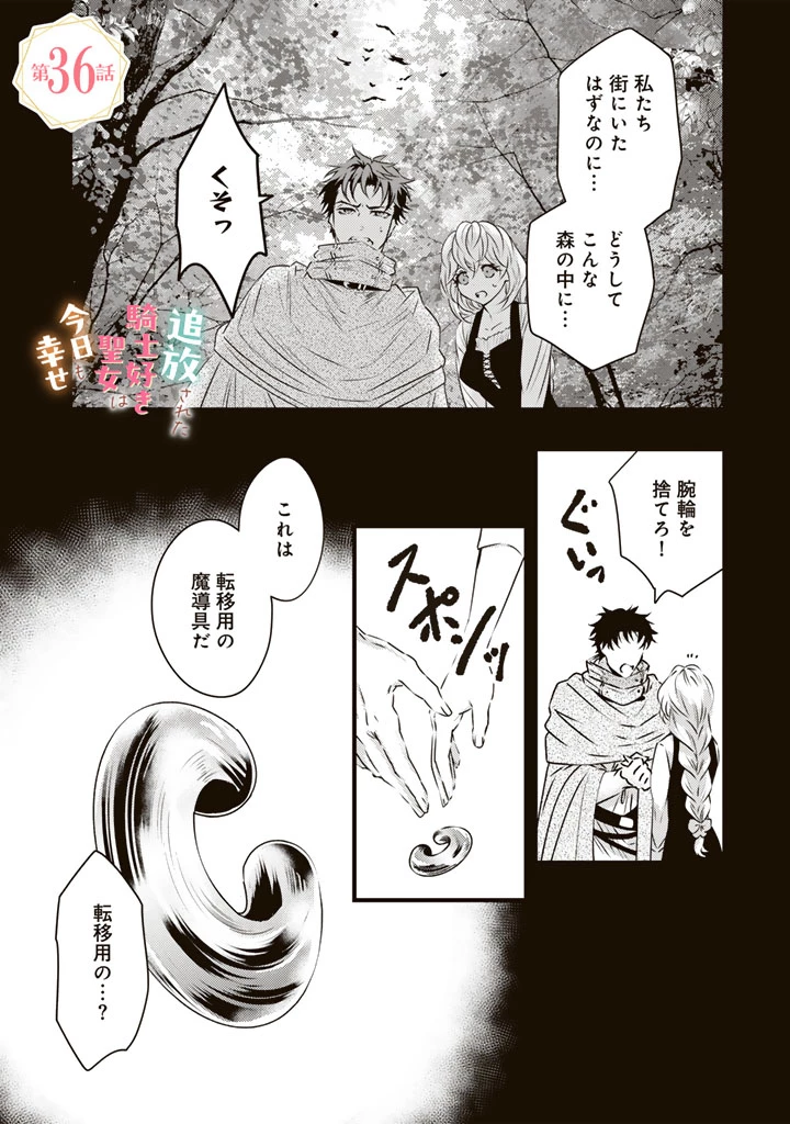 追放された騎士好き聖女は今日も幸せ 真の聖女らしい義妹をいじめたという罪で婚約破棄されたけど、憧れの騎士団の寮で働けることになりました！ 第36話 - 1