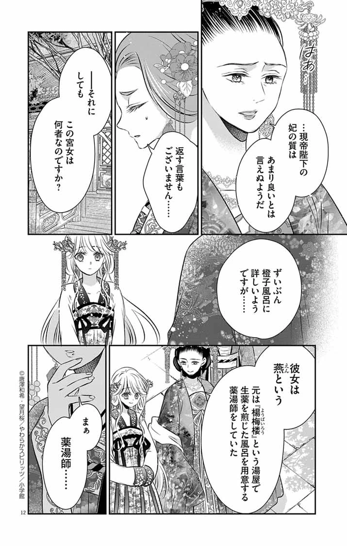 皇弟殿下の薬湯妃～初恋の人との駆け落ち先は後宮でした～ 第4話 - 12