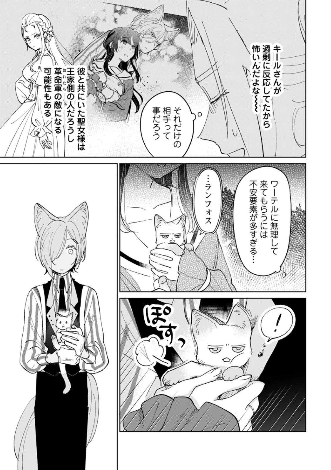 聖女じゃないと追放されたので、もふもふ従者(聖獣)とおにぎりを握る 第50話 - 9