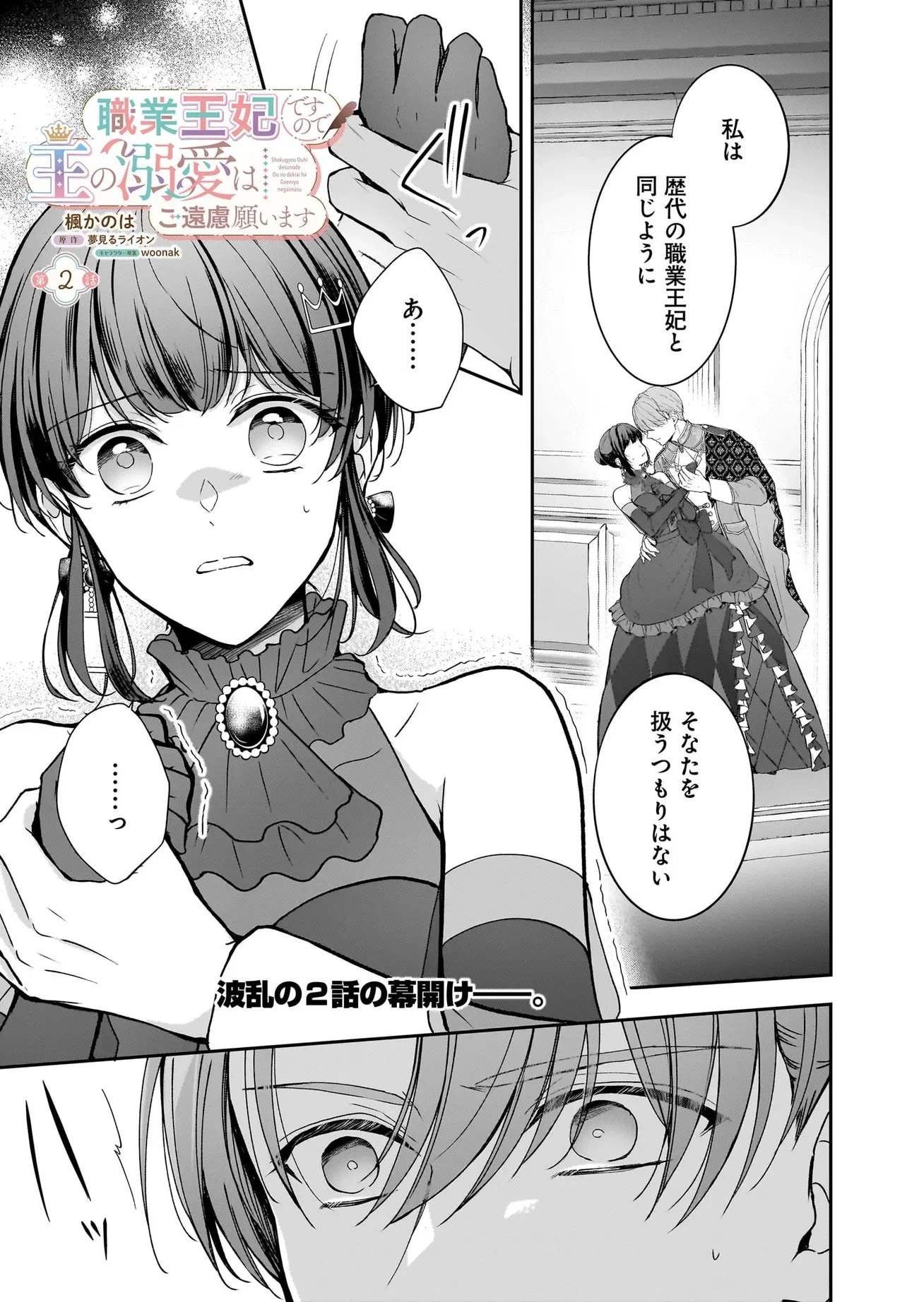 職業王妃ですので王の溺愛はご遠慮願います 第2話 - 1