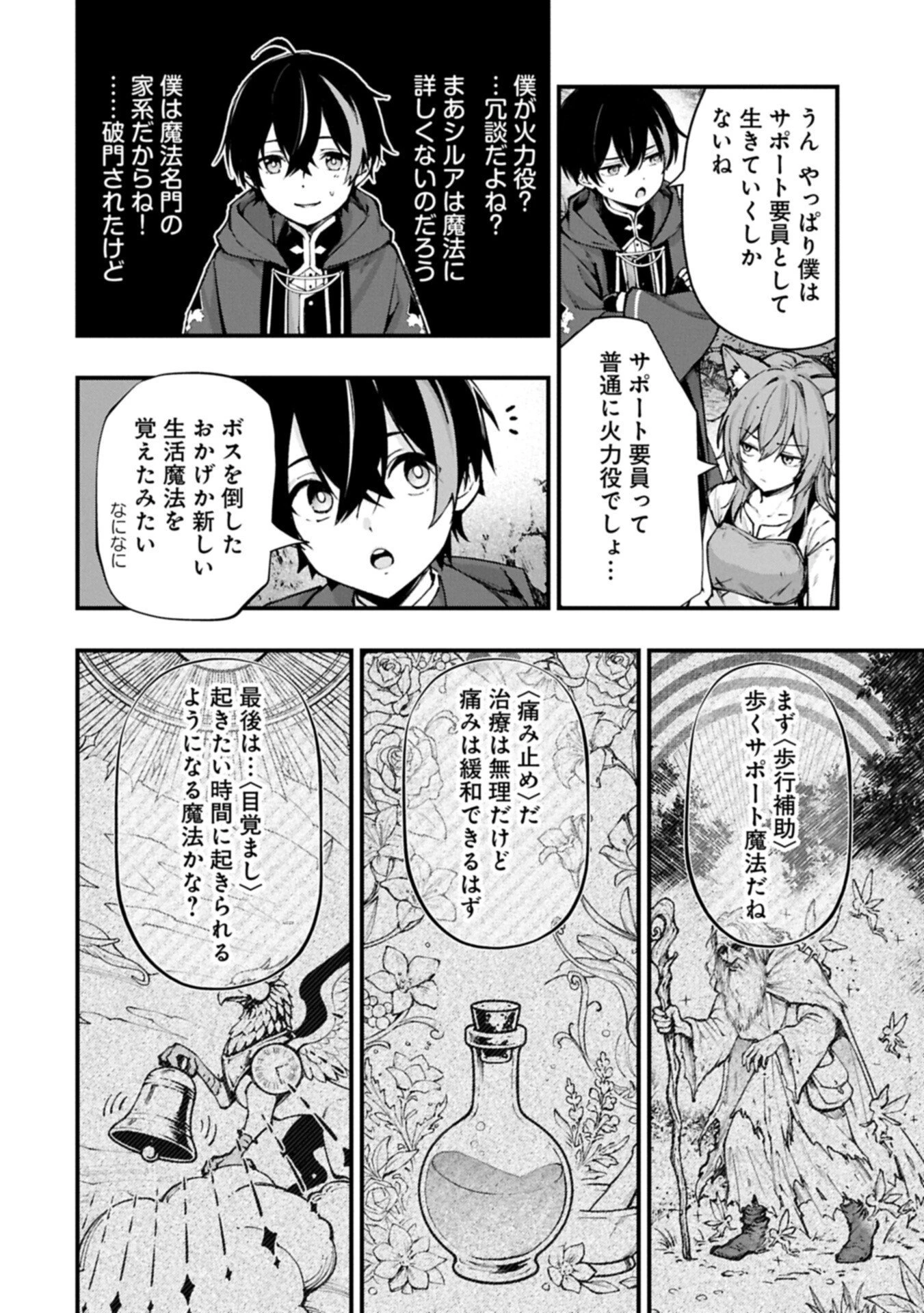 使えないと追い出された生活魔法使い、無限の魔力で生活無双～火力役?いいえ、サポート役です～ 第4話 - 2