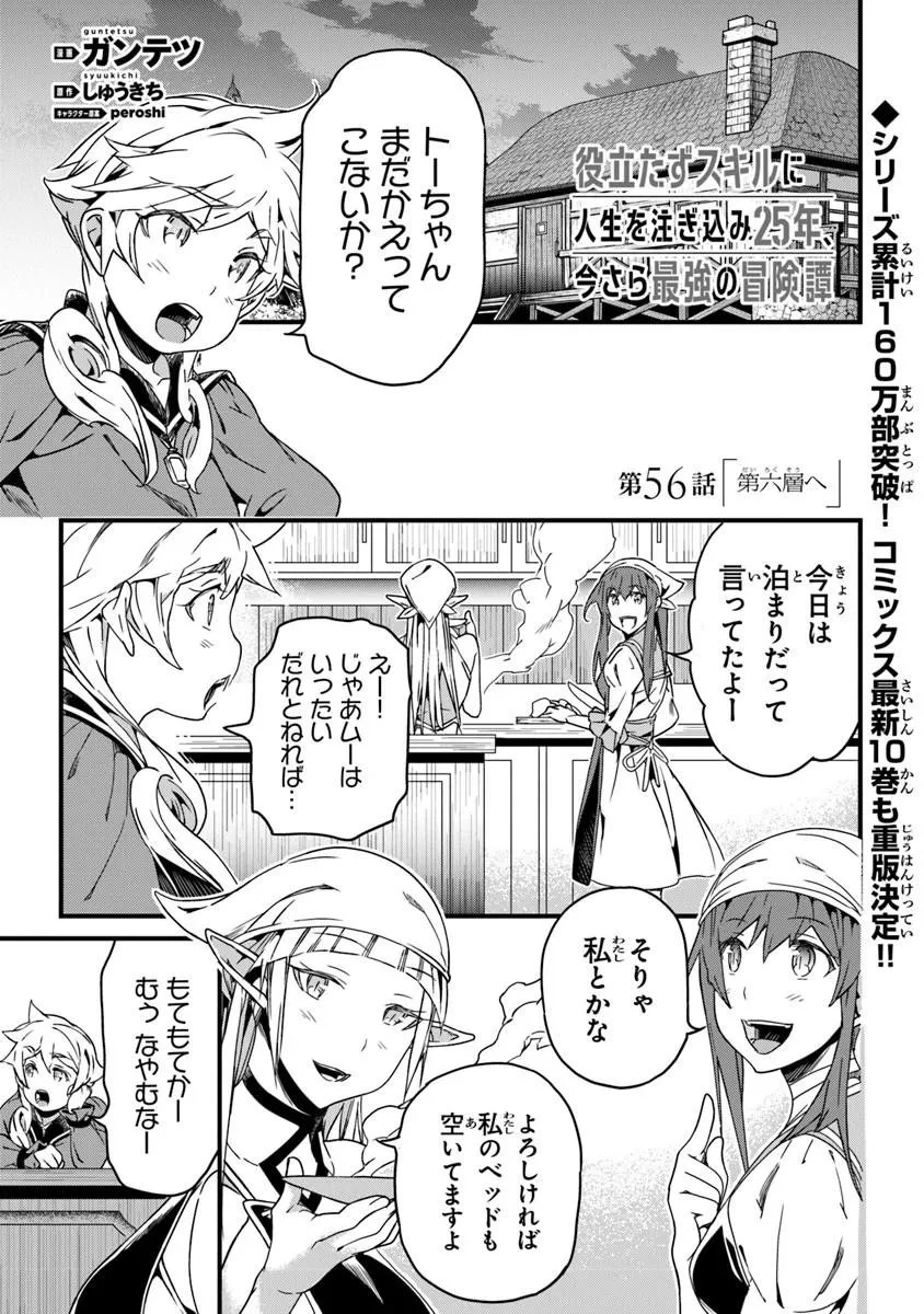 役立たずスキルに人生を注ぎ込み25年、今さら最強の冒険譚 第56話 - 1