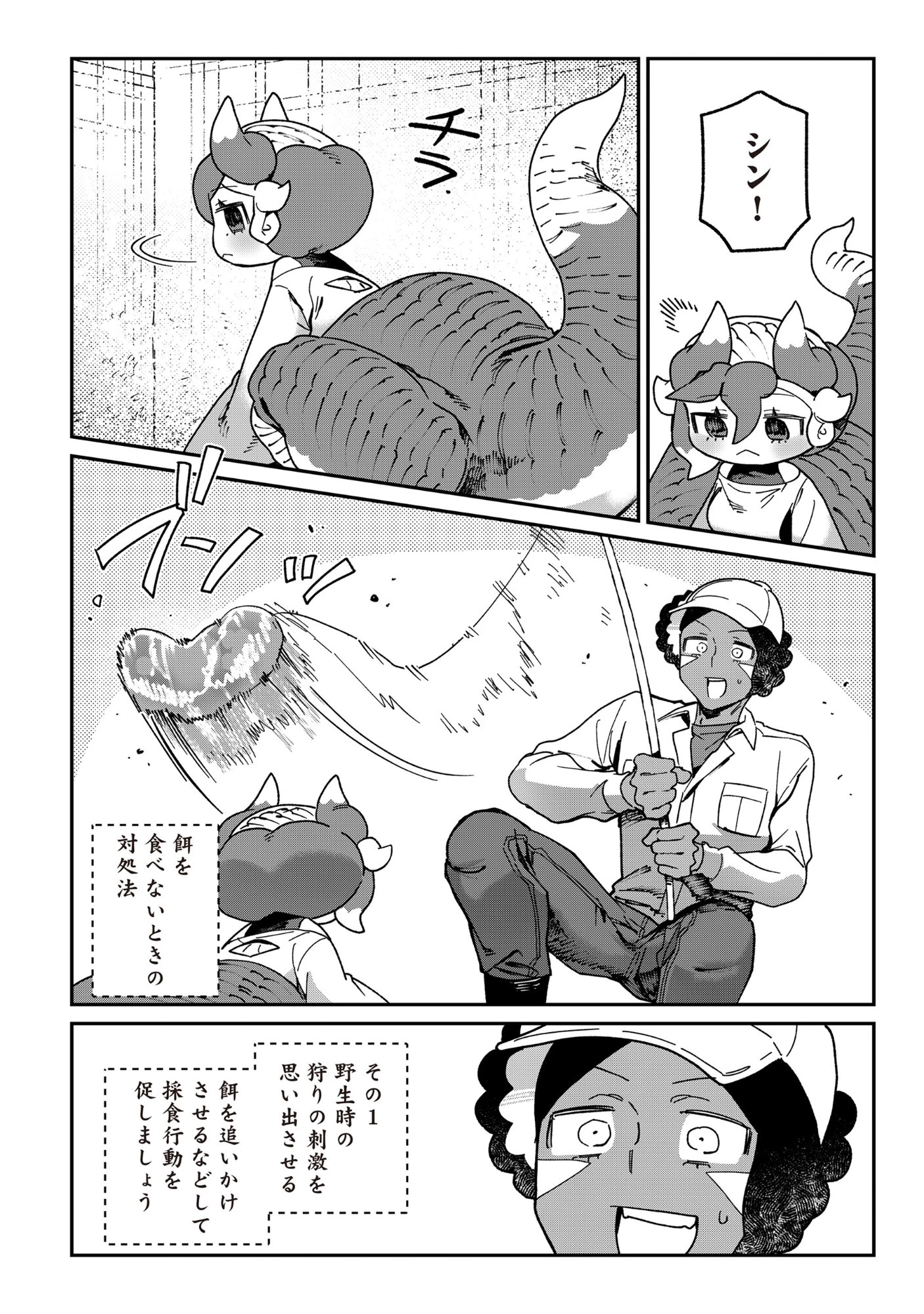 とうがらしドラゴンのシン 飼育員レージの観察日記 第4話 - 16
