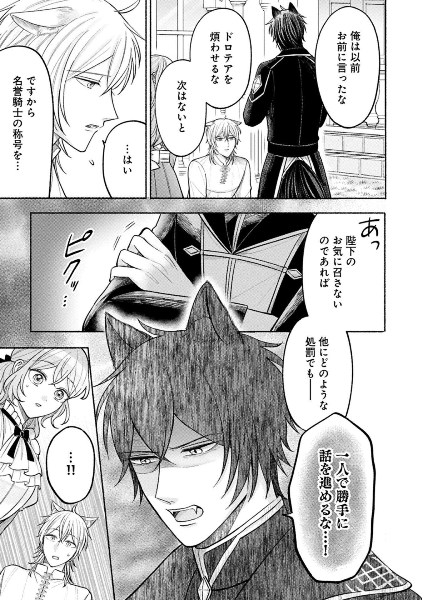 聖女の妹の尻拭いを仰せつかった、ただの侍女でございます～謝罪先の獣人国で何故か黒狼陛下に求愛されました！？～ 第20話 - 11