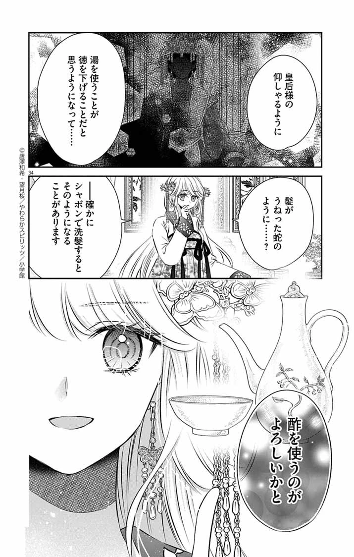 皇弟殿下の薬湯妃～初恋の人との駆け落ち先は後宮でした～ 第5話 - 34