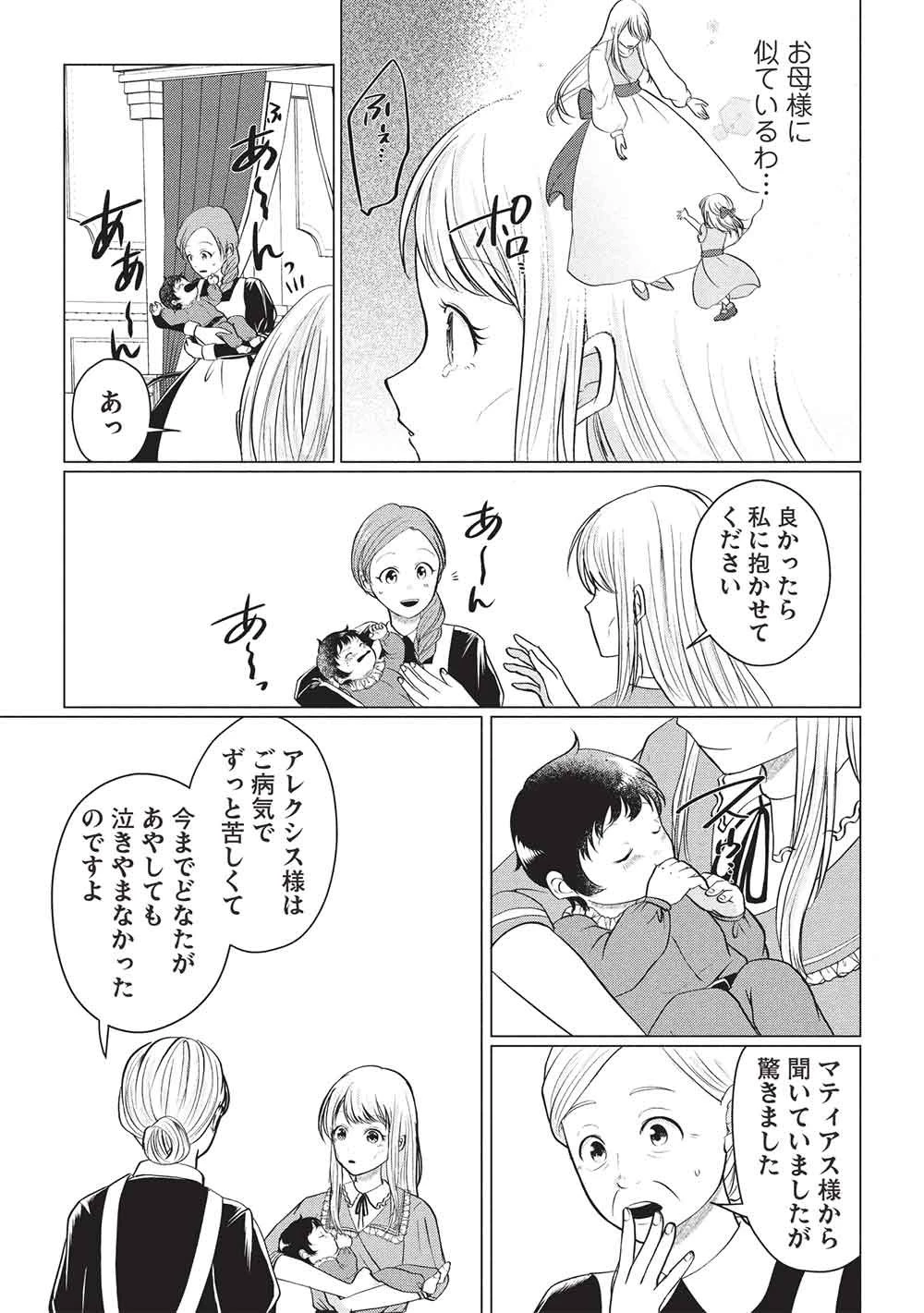 1年限りの契約婚(公爵様の溺愛付き!) ～英雄の継母になった私は、どうやら聖女の末裔のようです～ 第2話 - 15