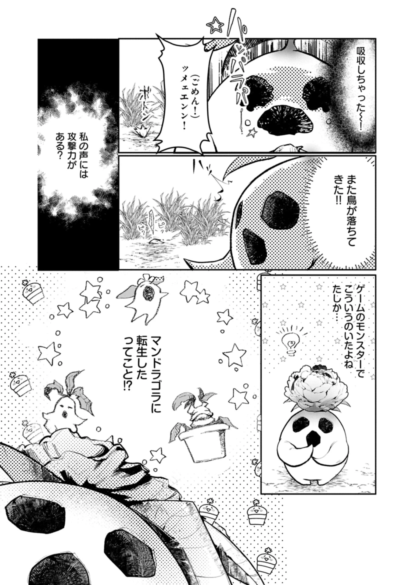 魔物(マンドラゴラ)ってバレたら討伐ですか? ～花の魔女のほほえみは勘違いの種を蒔く～ 第1話 - 13