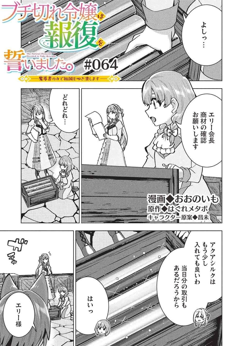 ブチ切れ令嬢は報復を誓いました。 ～魔導書の力で祖国を叩き潰します～ 第64話 - 1