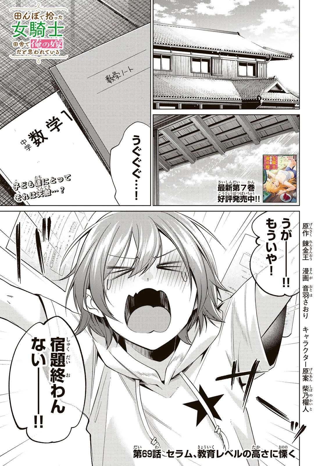 田んぼで拾った女騎士、田舎で俺の嫁だと思われている 第69話 - 1