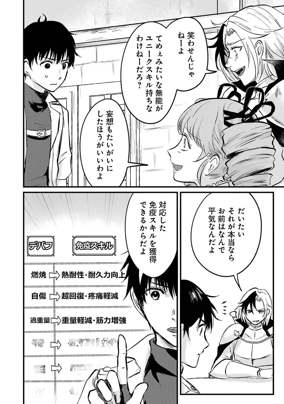 世界最強のデバフ請負人　～仲間のデバフを肩代わりしていたら、いつの間にか無敵の肉体が完成していました～ 第1話 - 17