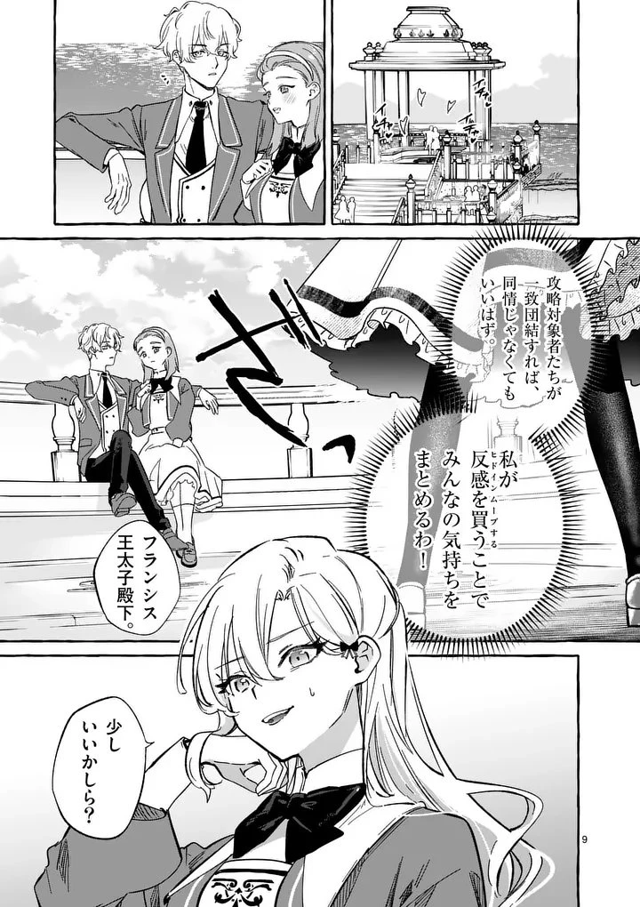 破滅を控えた悪役令嬢が無理してヒロインを演じた結果～怠惰な余生が憧れなのに、第二王子の溺愛ルートに困惑中～ 第10話 - 9