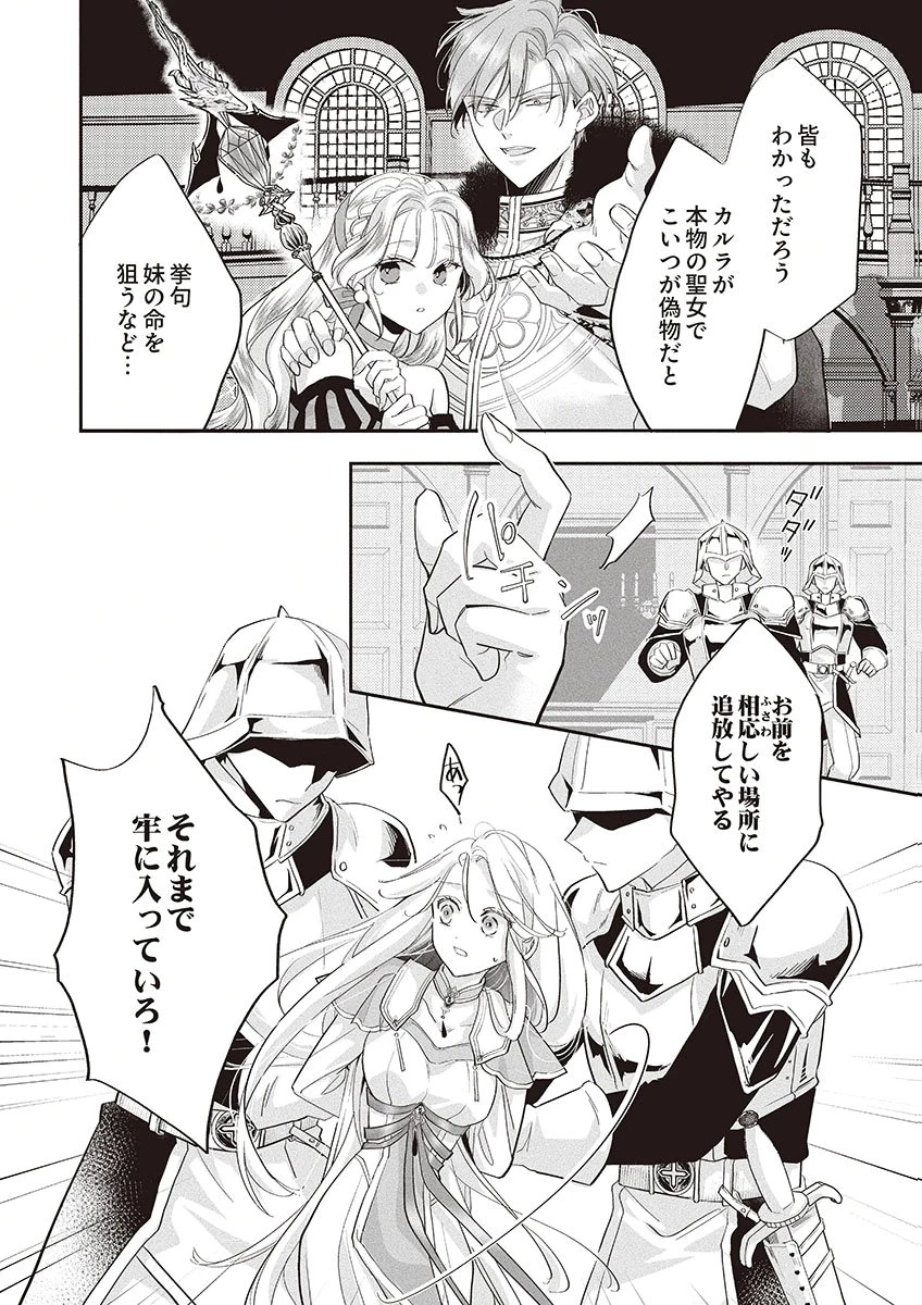 偽物だと敵国に追放されましたが、どうやら本物の聖女は私のようです。 第1話 - 8