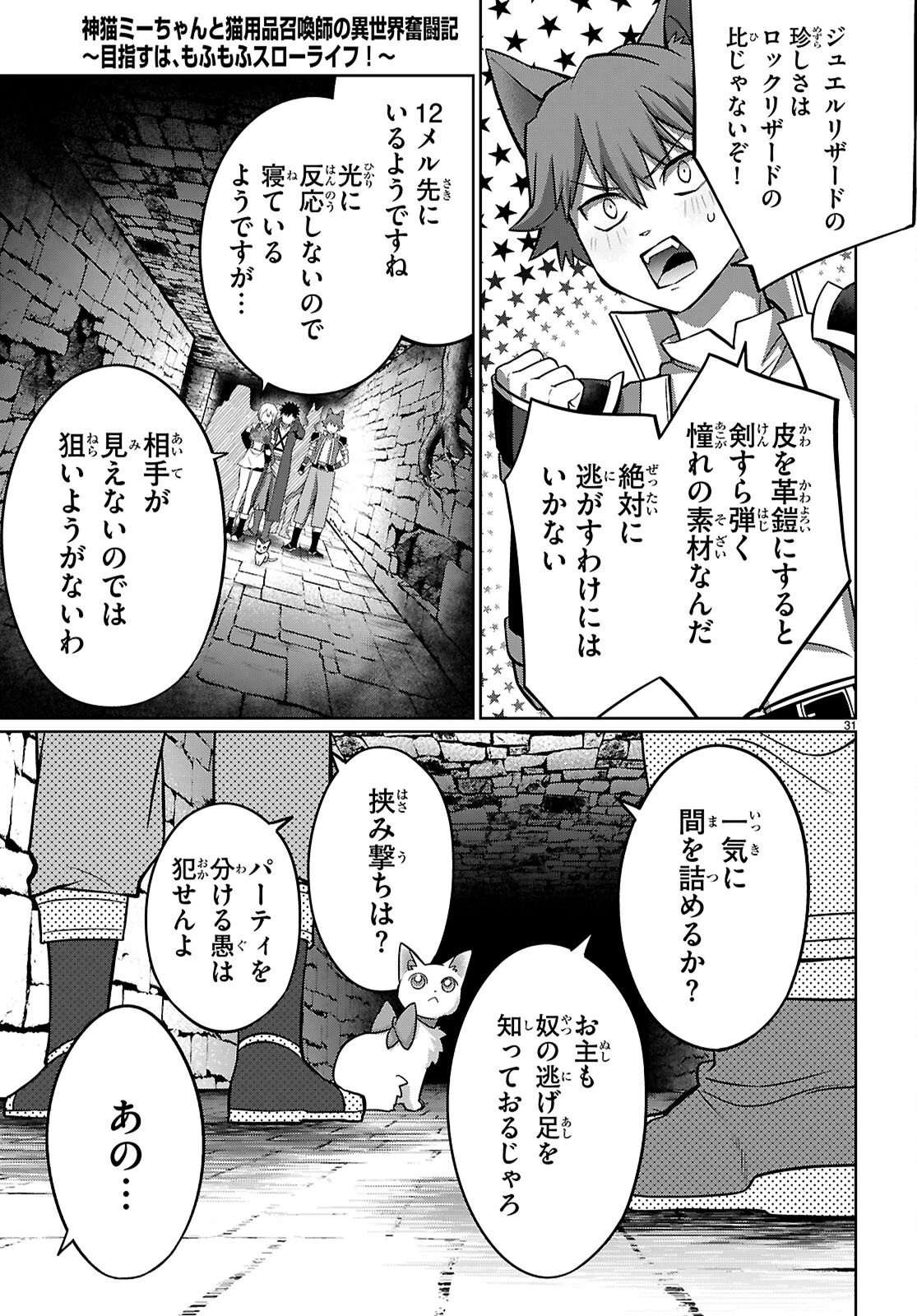 神猫ミーちゃんと猫用品召喚師の異世界奮闘記 ～目指すは、もふもふスローライフ!～ 第8話 - 31