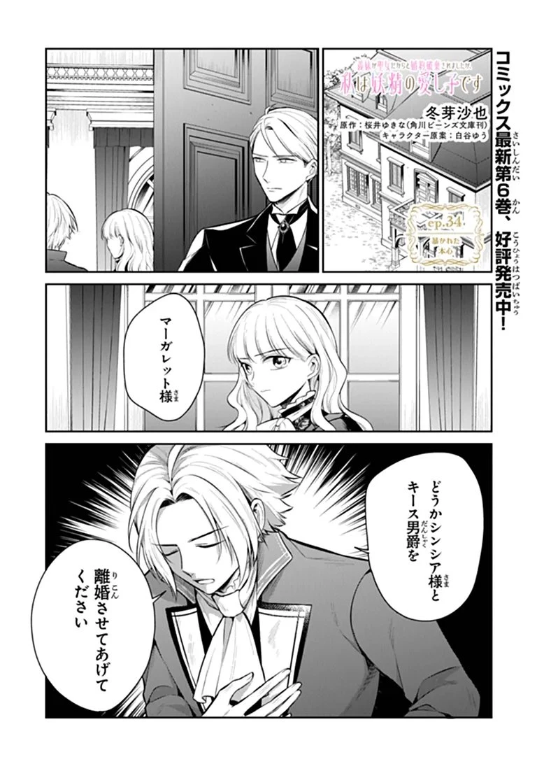 義妹が聖女だからと婚約破棄されましたが、私は妖精の愛し子です 第34話 - 1