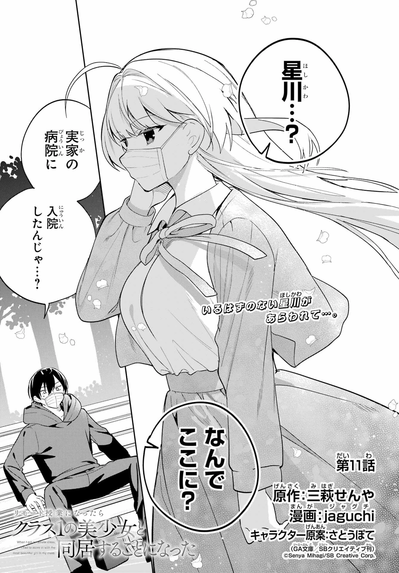 リモート授業になったらクラス1の美少女と同居することになった 第11話 - 1