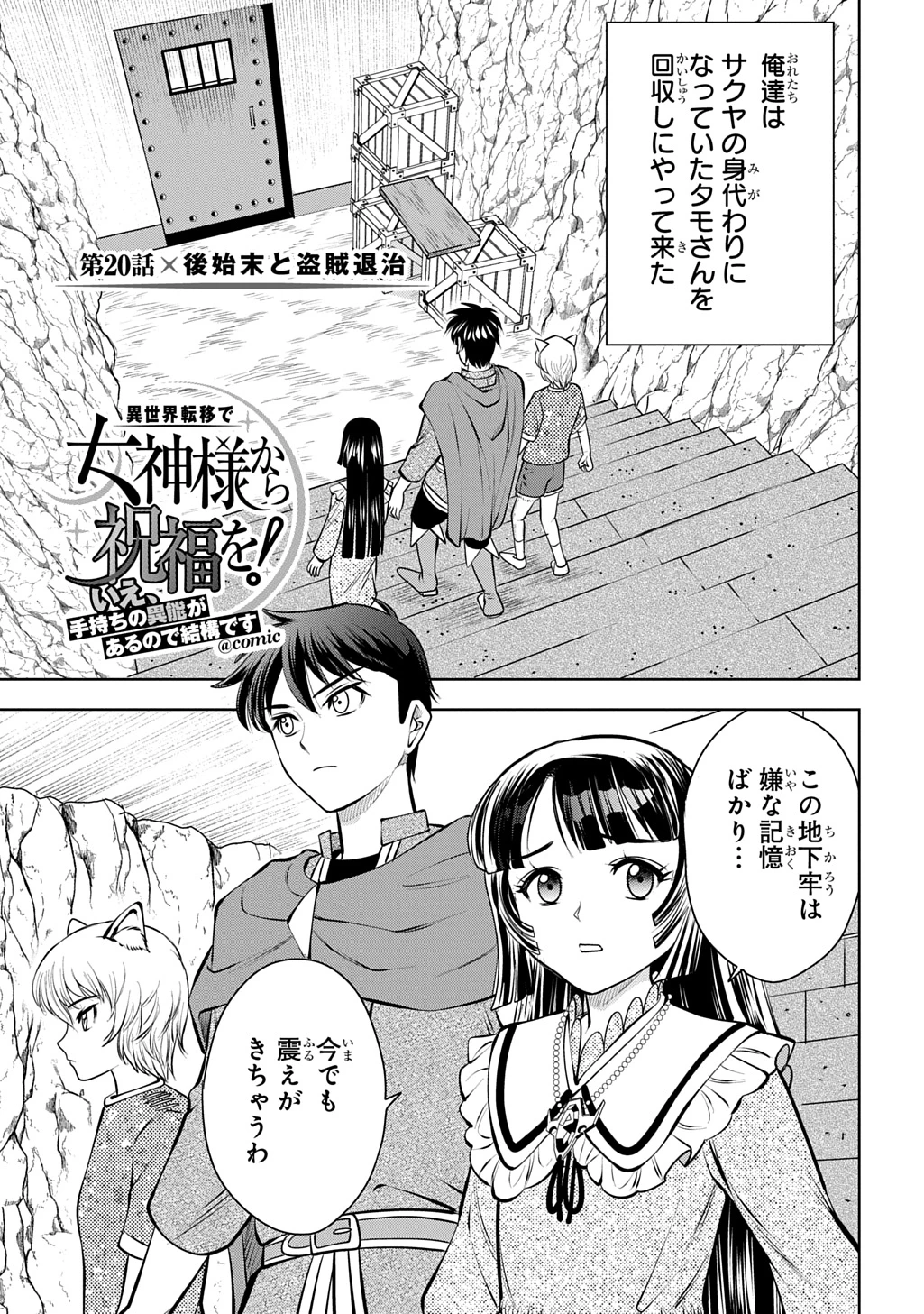 異世界転移で女神様から祝福を!～いえ、手持ちの異能があるので結構です～@COMIC 第20話 - 1