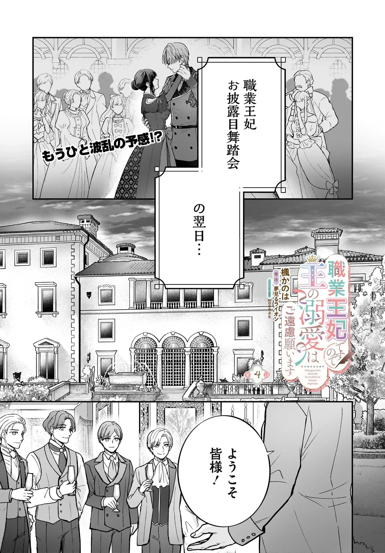 職業王妃ですので王の溺愛はご遠慮願います 第4話 - 1