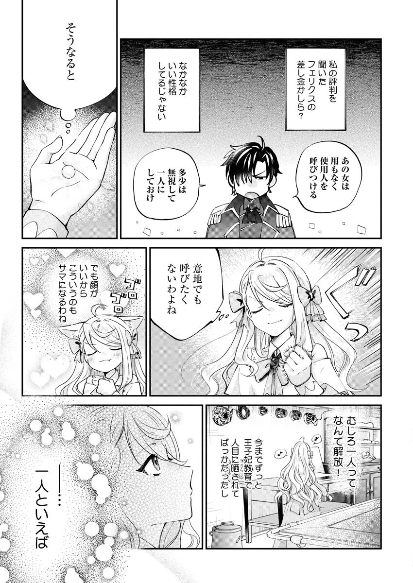 婚約者様には運命のヒロインが現れますが、暫定婚約ライフを満喫します！～嫌われ悪女の猫転生譚～ 第2話 - 7
