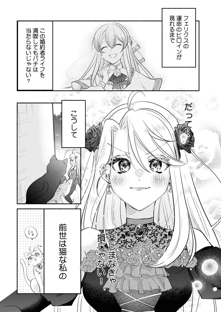 婚約者様には運命のヒロインが現れますが、暫定婚約ライフを満喫します！～嫌われ悪女の猫転生譚～ 第1話 - 38