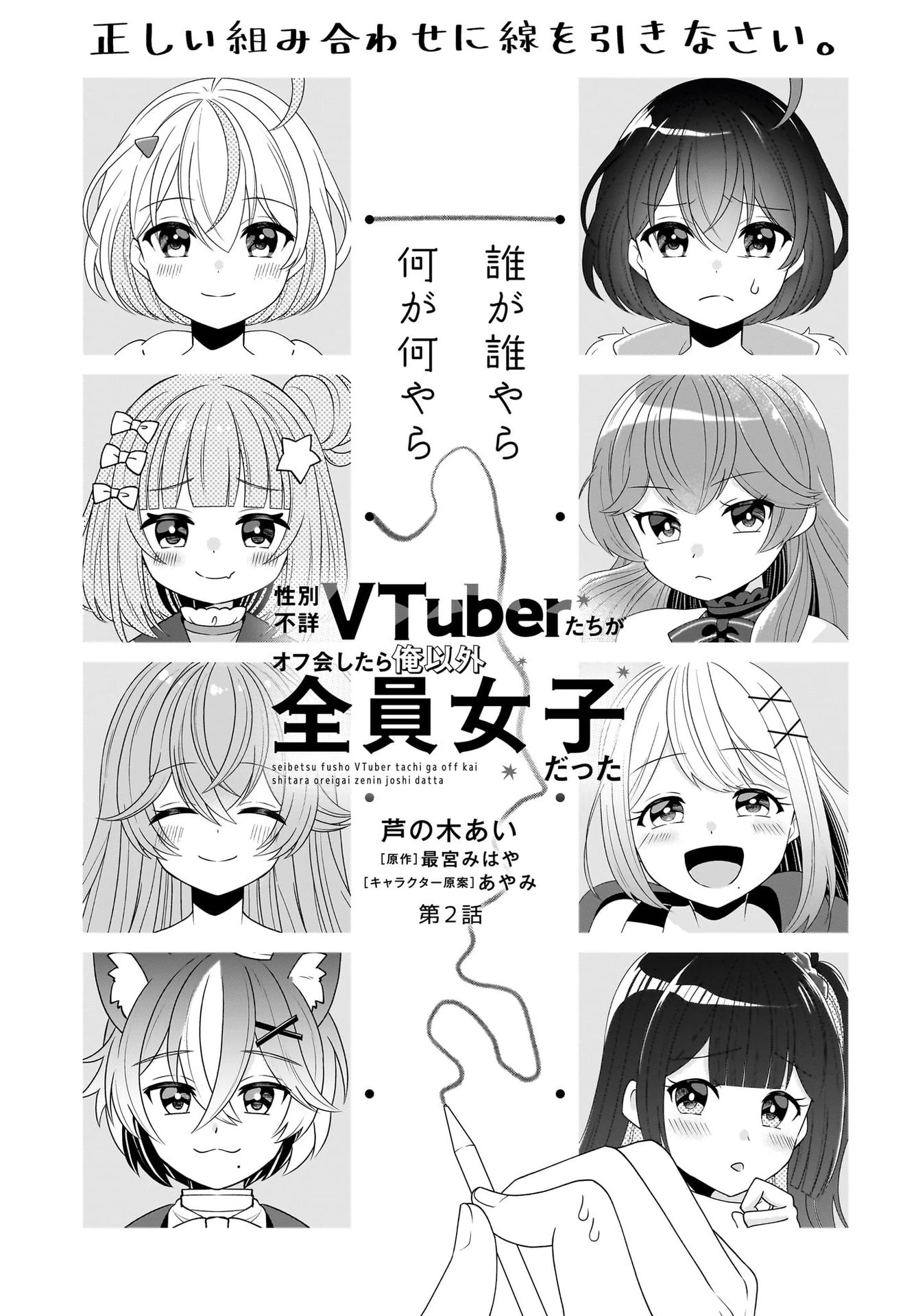 性別不詳VTuberたちがオフ会したら俺以外全員女子だった 第2話 - 1