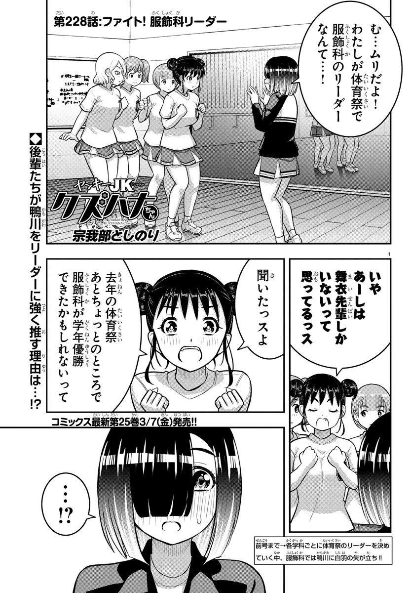ヤンキーJKクズハナちゃん 第228話 - 1