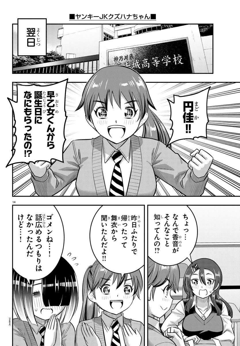 ヤンキーJKクズハナちゃん 第223話 - 14
