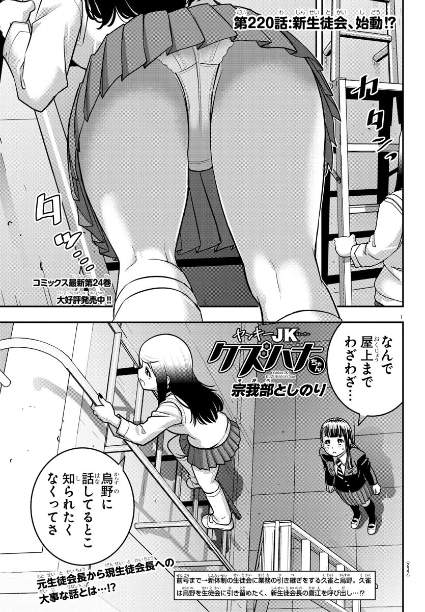 ヤンキーJKクズハナちゃん 第220話 - 1