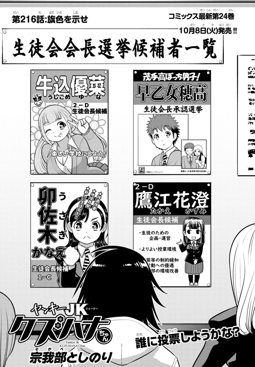ヤンキーJKクズハナちゃん 第216話 - 1