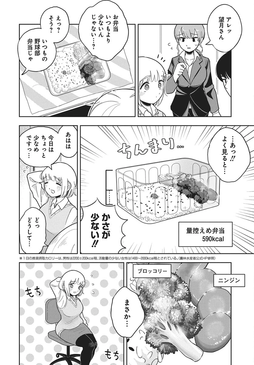 ドカ食いダイスキ！もちづきさん 第2話 - 2