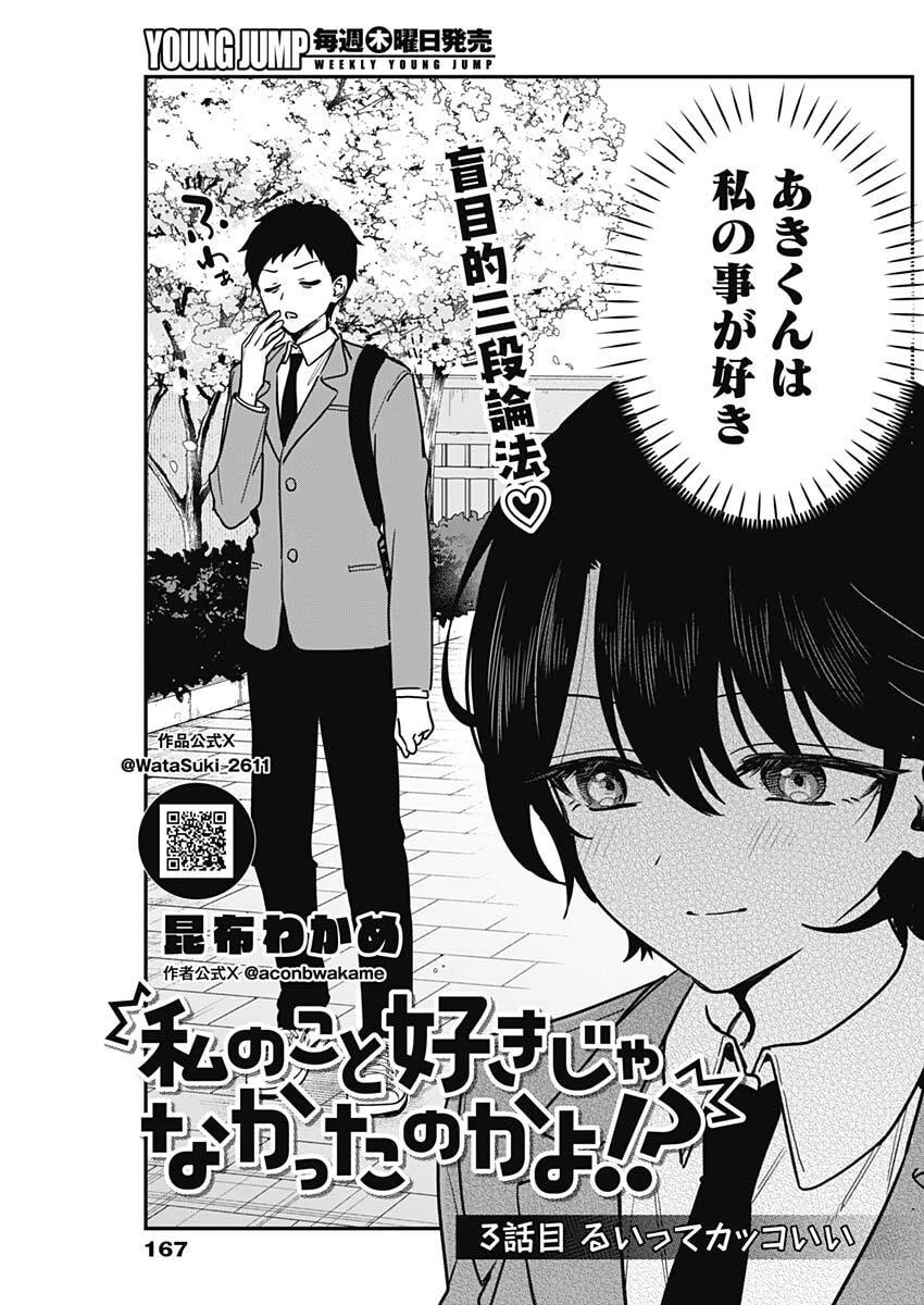 私のこと好きじゃなかったのかよ!? 第3話 - 3