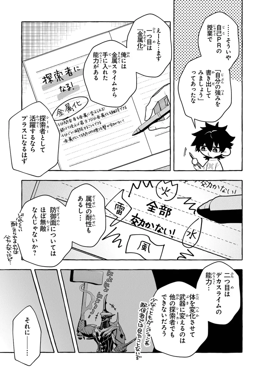 金属スライムを倒しまくった俺が【黒鋼の王】と呼ばれるまで ～家の庭で極小ダンジョンを見つけました～ 第8話 - 11