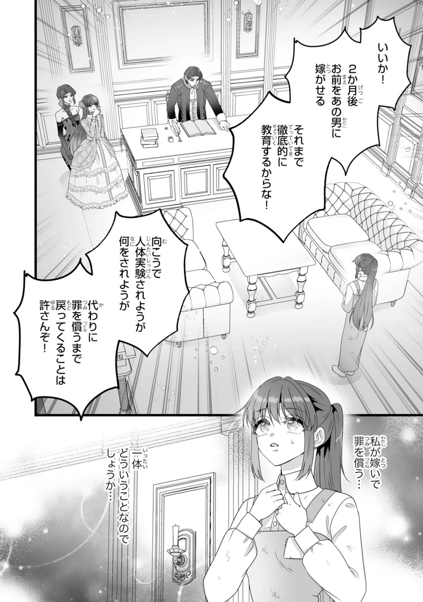 冷酷な公爵様は名無しのお飾り妻がお気に入り～悪女な姉の身代わりで結婚したはずが、気がつくと溺愛されていました～ 第2話 - 2