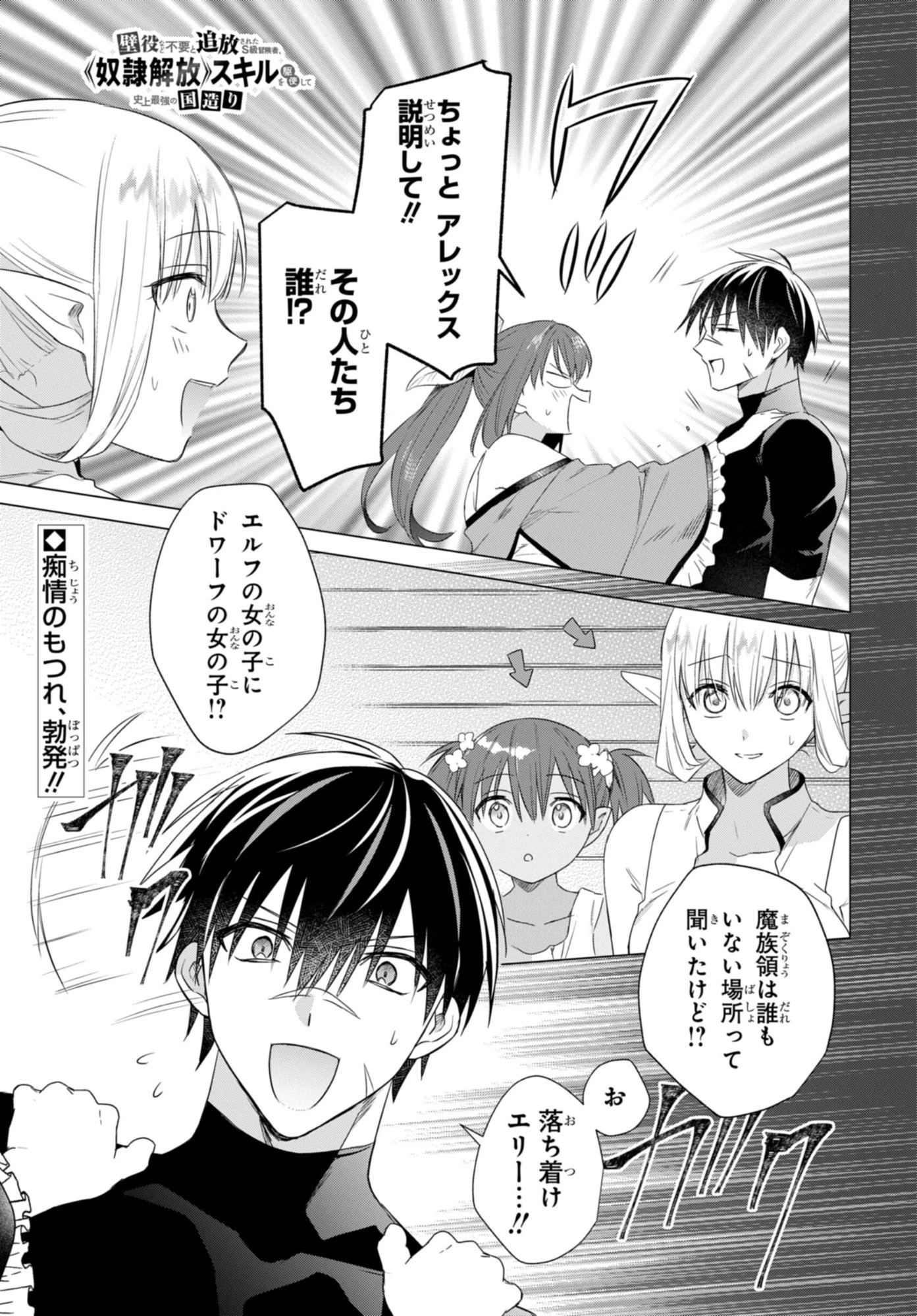 壁役など不要と追放されたＳ級冒険者、≪奴隷解放≫スキルを駆使して史上最強の国造り 第17話 - 1