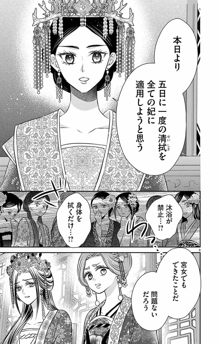 皇弟殿下の薬湯妃～初恋の人との駆け落ち先は後宮でした～ 第10話 - 8