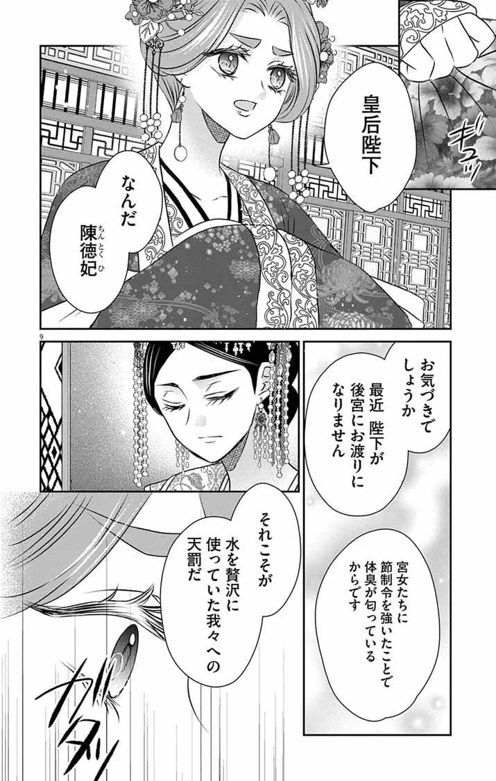 皇弟殿下の薬湯妃～初恋の人との駆け落ち先は後宮でした～ 第10話 - 9