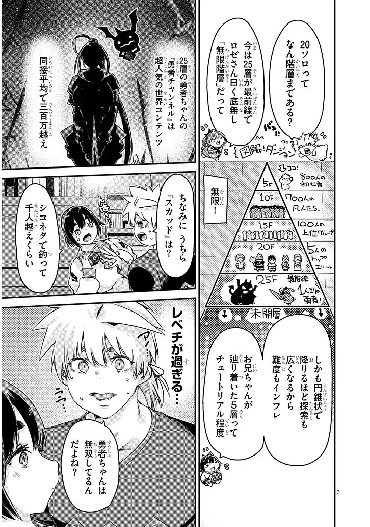 ダンジョン配信ヒロインは脱衣罠でハーレムフラグが立つらしい 第5話 - 7