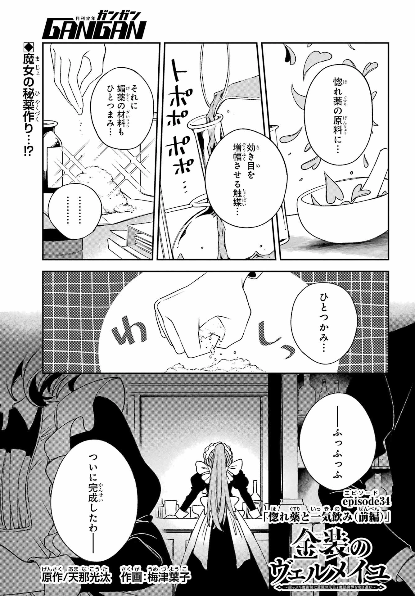 金装のヴェルメイユ ～崖っぷち魔術師は最強の厄災と魔法世界を突き進む 第34話 - 1