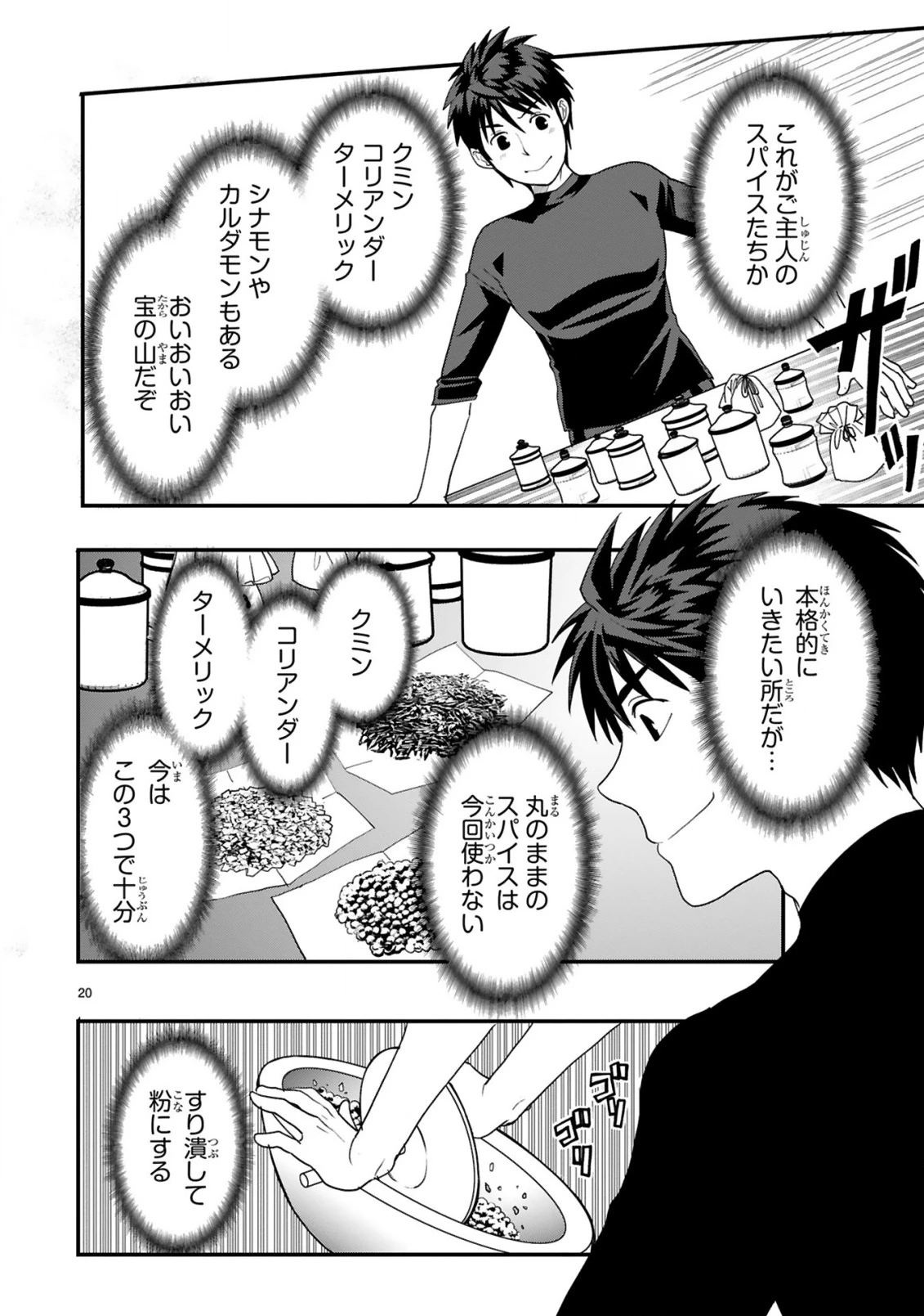カレーを食べてレベルアップ!～カレーを楽しんでいただけなのにいつのまにか最強プレイヤーになっていました～ 第1話 - 20