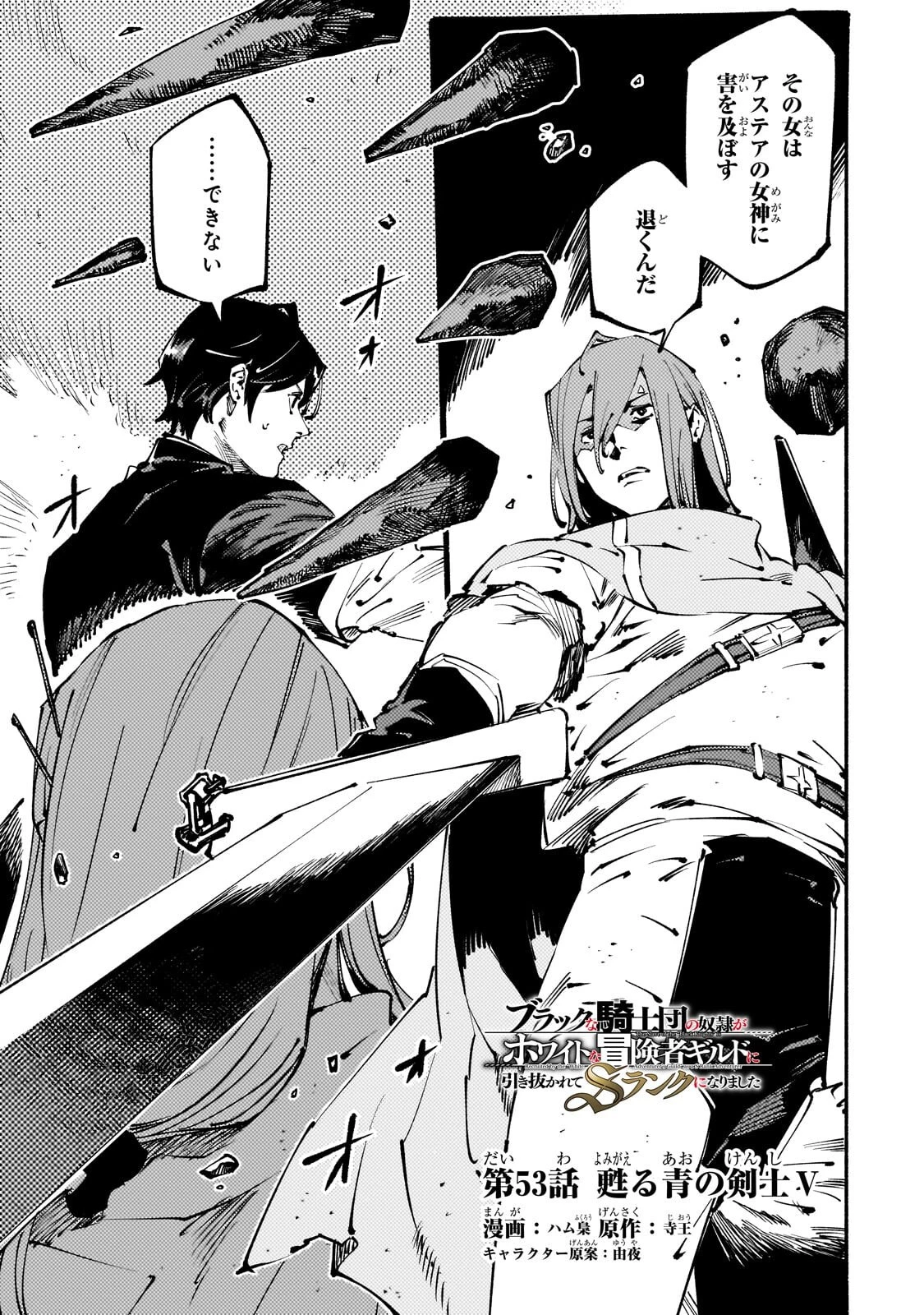 ブラックな騎士団の奴隷がホワイトな冒険者ギルドに引き抜かれてSランクになりました 第53話 - 1