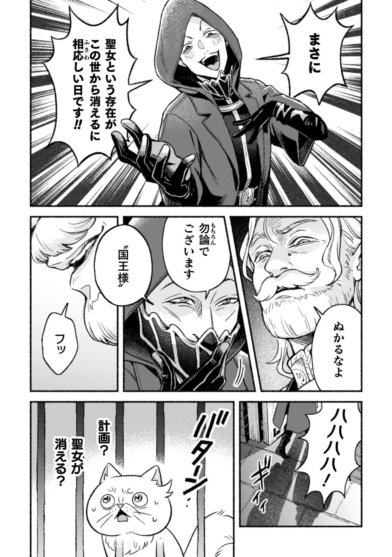 根暗騎士による溺愛満喫中のブサ猫、実は聖女です! 第12話 - 23